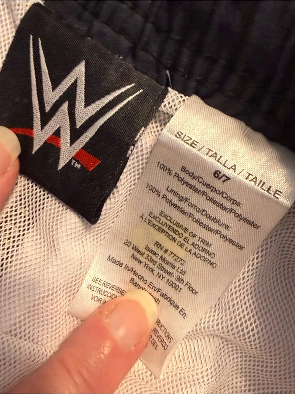 New Old Stock 2015 WWE Swim Trunks UV 50 John Cena Randy Orton Shamus Kids 6/7